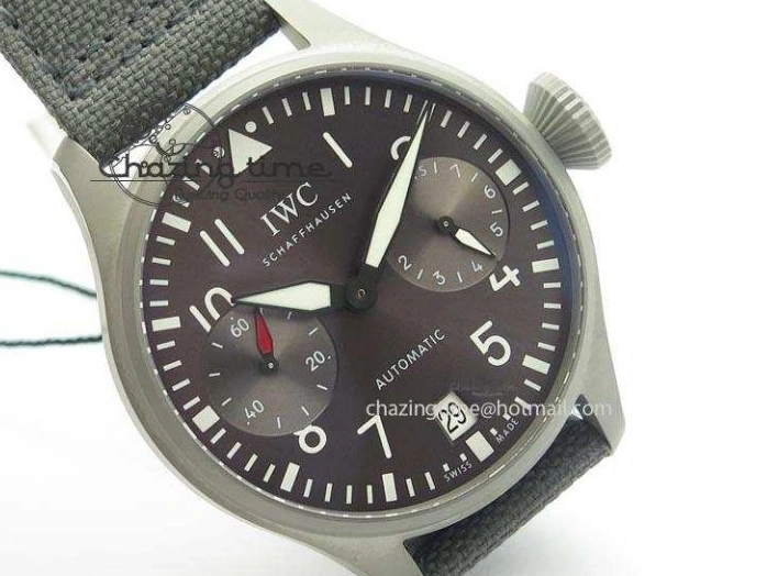 MIROTIME 0109 SunProtective Big Pilot Real PR IW500910 “Patrouille Suisse” ZF 1:1 Best Edition On Gray Nylon Strap 7278